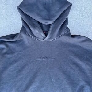 Jordan Hoodie Heavyweight Men Large Faded Black Pullover